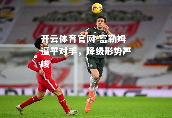 富勒姆逼平对手，降级形势严峻